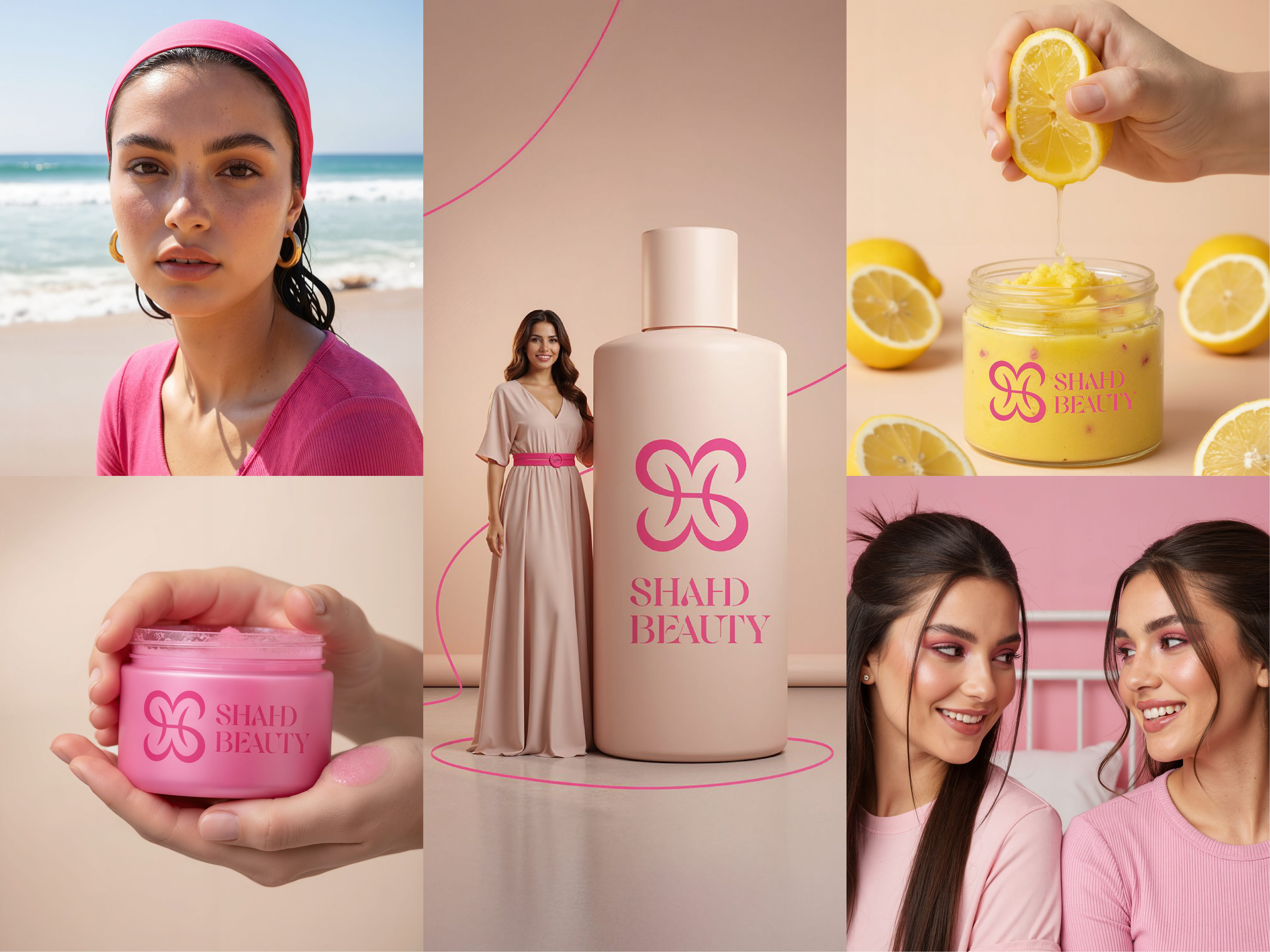 SHAHD BEAUTY visual identity, original page 13