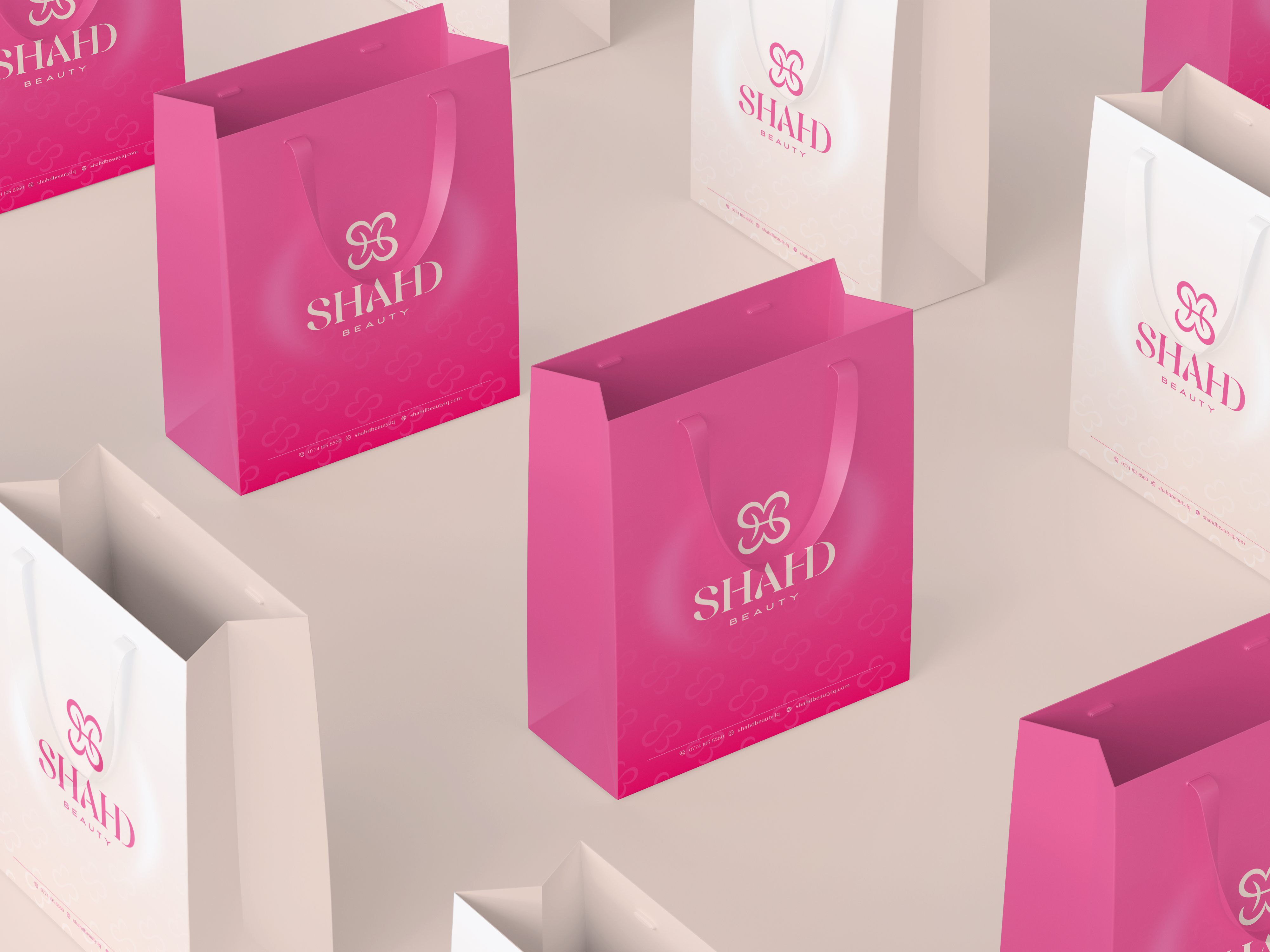 SHAHD BEAUTY visual identity, original page 20
