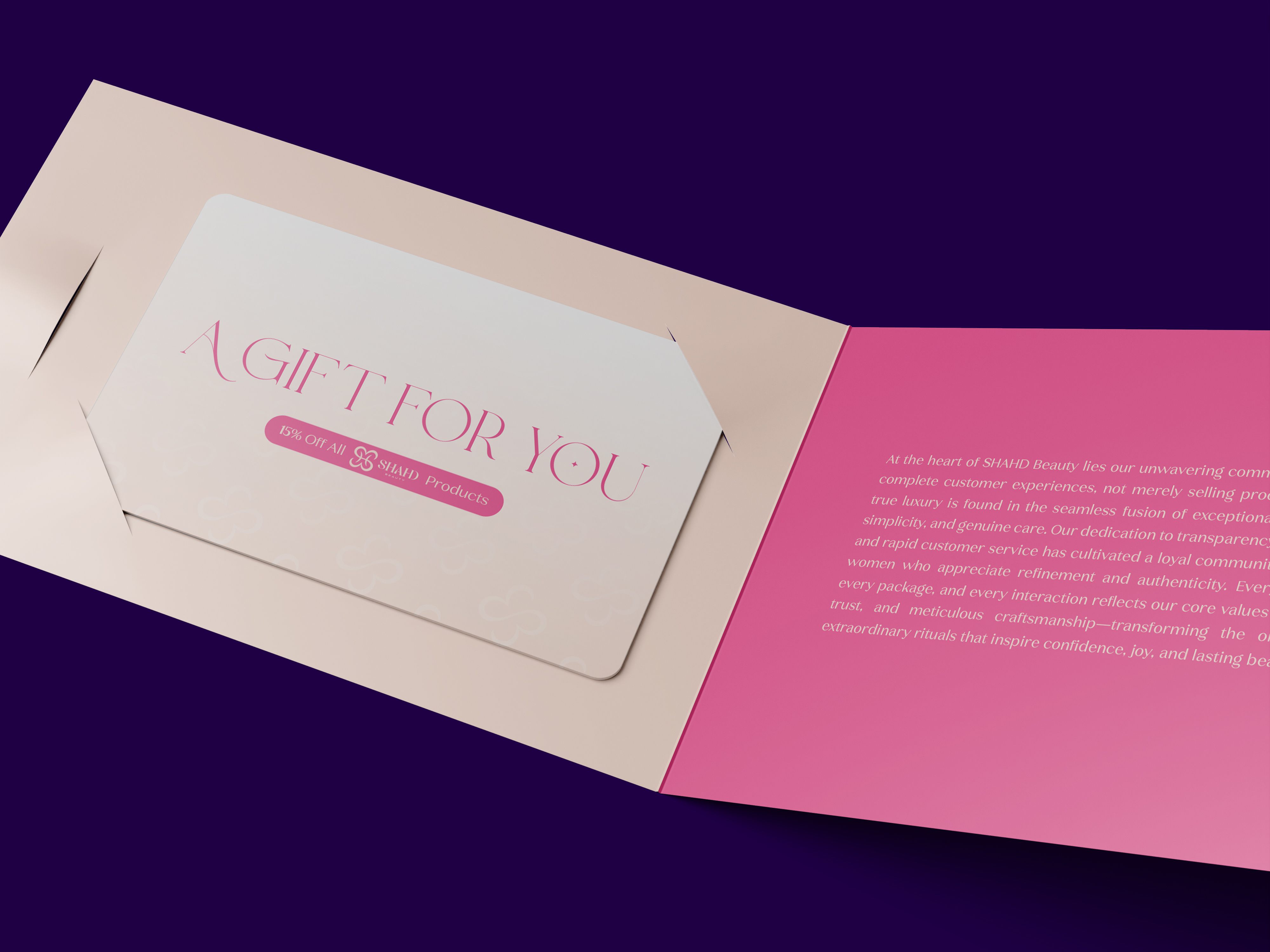 SHAHD BEAUTY visual identity, original page 28