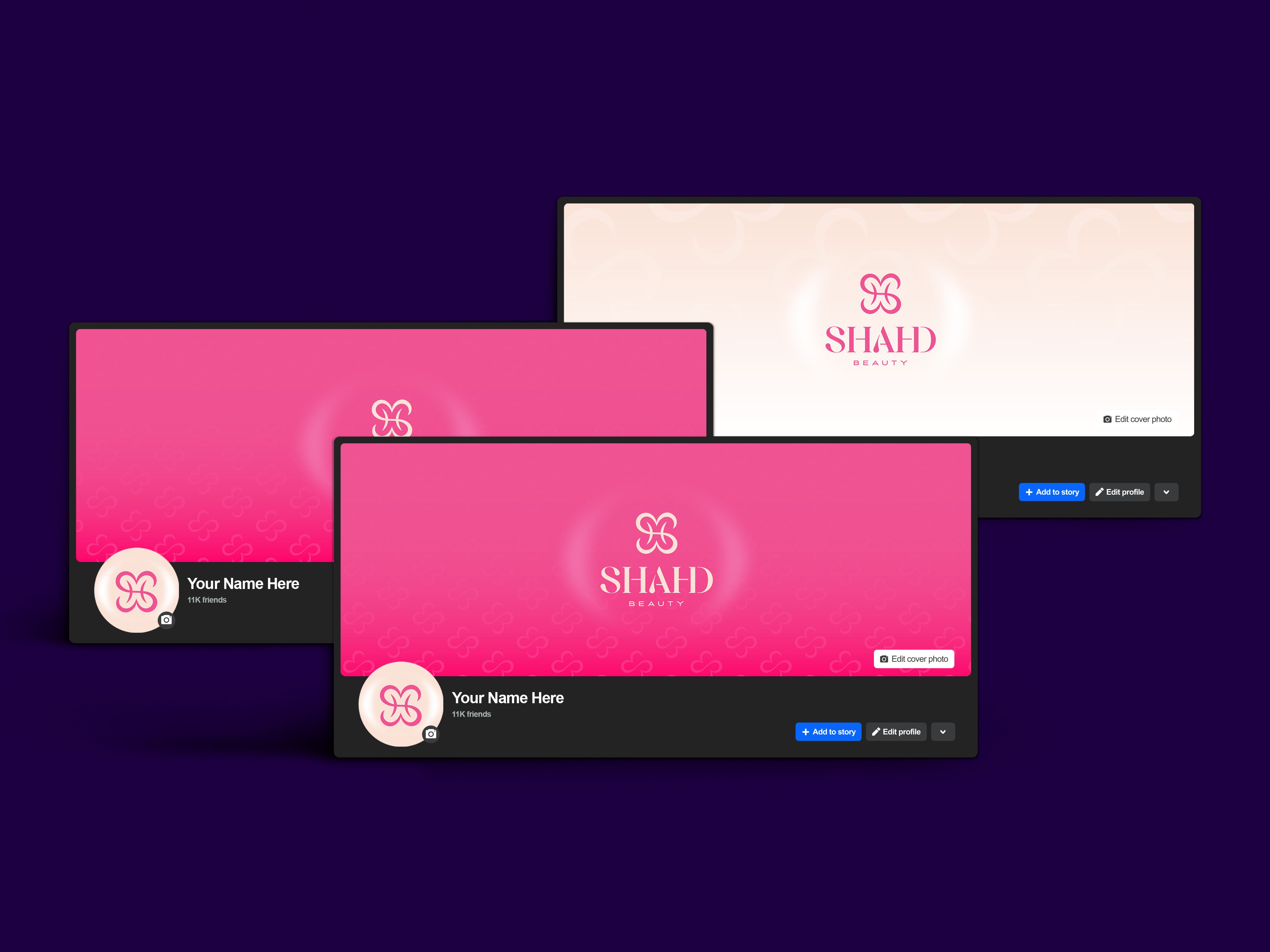 SHAHD BEAUTY visual identity, original page 49